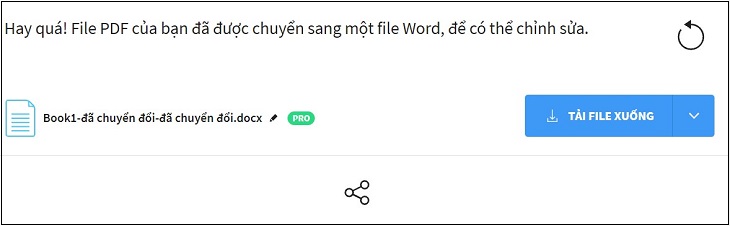 Cách chuyển file Excel sang Word bằng phần mềm Online