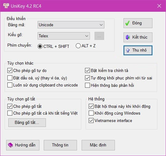 S a l i unikey kh ng g c ti ng vi t nhanh ch ng hocoffice